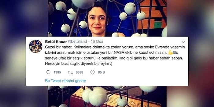 NASA'nın Yeni Oluşturulan Araştırma Ekibine Kabul Edilen Türk Bilim İnsanı: Dr. Betül Kaçar Kimdir?