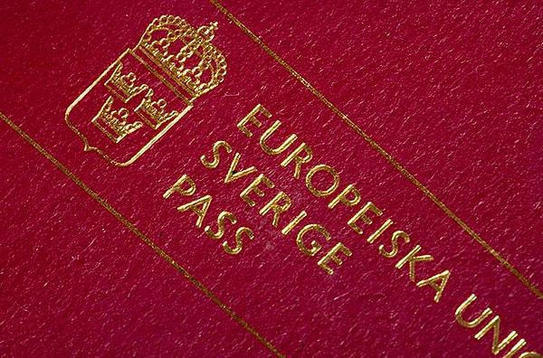 13. İsveç pasaportu dünyanın en güçlü pasaportları arasındadır.