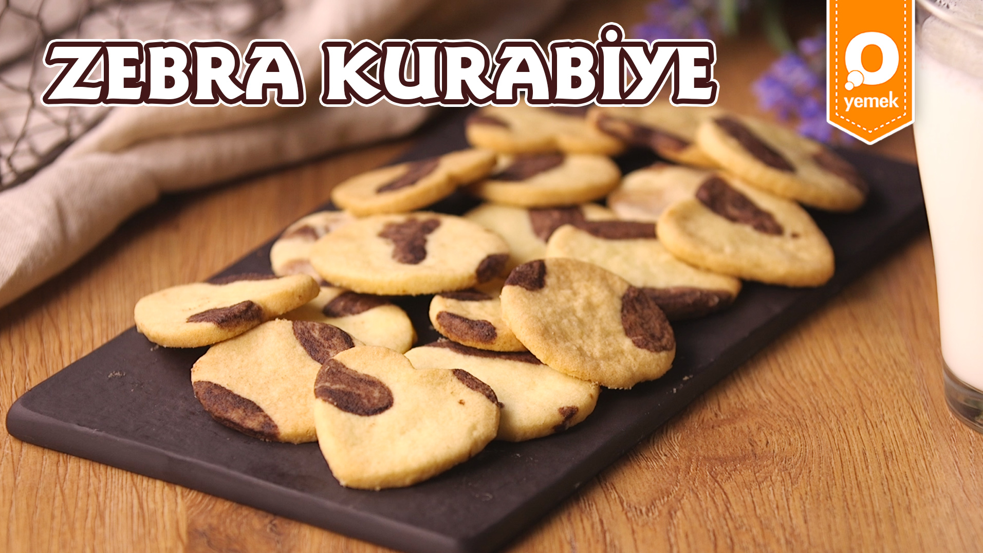 Ağızda Dağılan Nefis Kurabiye Zebra Kurabiye! Zebra Kurabiye Nasıl