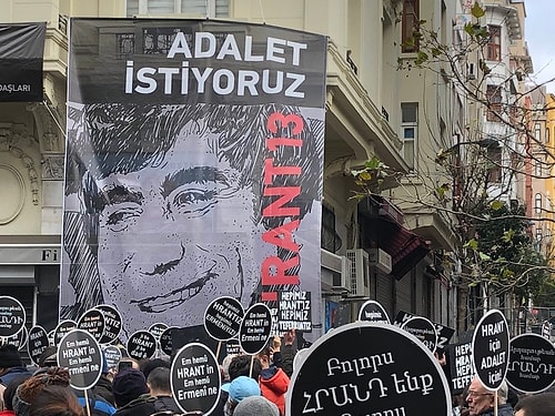 13 Yılıdır Adalet Aranıyor: Hrant Dink Vurulduğu Yerde Anılıyor