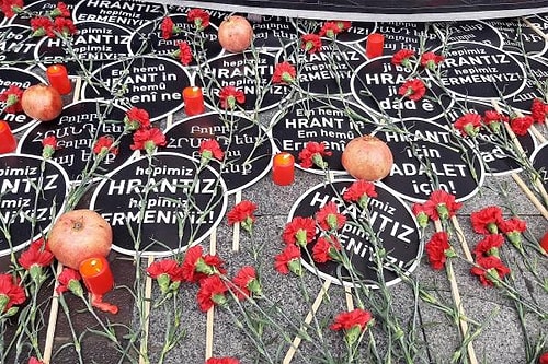 13 Yılıdır Adalet Aranıyor: Hrant Dink Vurulduğu Yerde Anılıyor