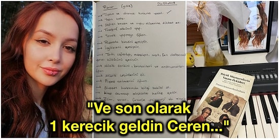 Bir Cani Tarafından Sokakta Katledilen Ceren Özdemir'in Günlüğündeki Notlar Herkesin Ciğerini Yaktı