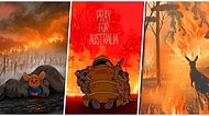 Bir Milyar Hayvanın Öldüğü Avustralya Yangınlarını Asla Unutmamamız Gerektiğini Hatırlatan 25 Üzücü İllüstrasyon