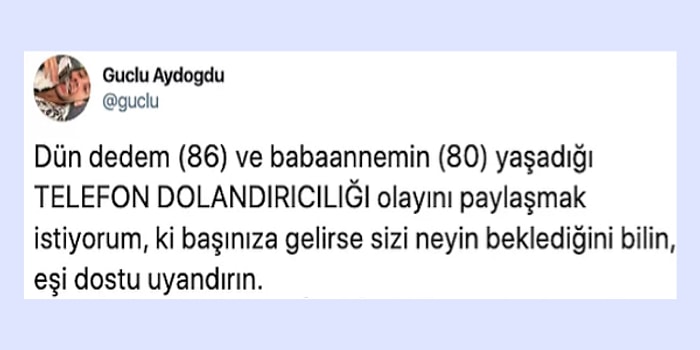 Telefon Dolandırıcılığı ve Telefon Dolandırıcıları Hakkında Okumanız ve Okutmanız Gereken Bir Yazı