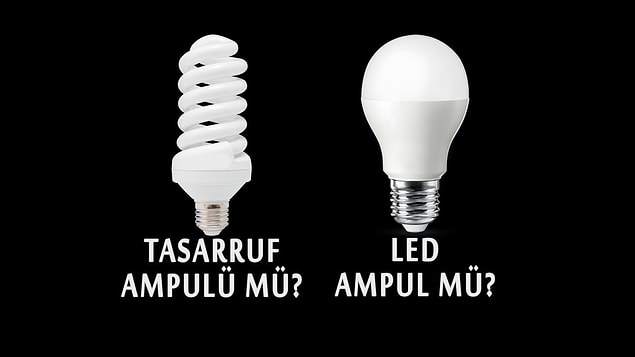 Tasarruf ampulleri kullanın