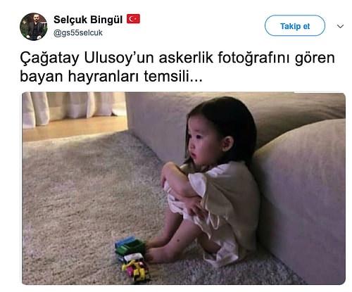 Değişimin Bu Kadarı! Askerlik Fotoğrafı Ortaya Çıkan Çağatay Ulusoy'a Gelen Birbirinden Komik Tepkiler