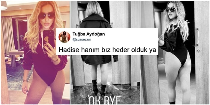 Şimdi Onlar Düşünsün! Hadise Kendisini Eleştirenlere Kalçalarıyla Cevap Verince Nabızlar Yükseldi