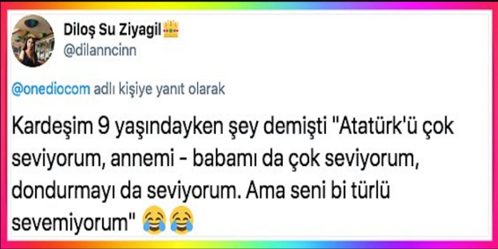 Kardeşleriyle Yaşadıkları En Acayip Diyalogları Paylaşarak Bizi Eğlenceli Aile İlişkilerine Ortak Eden Takipçilerimiz