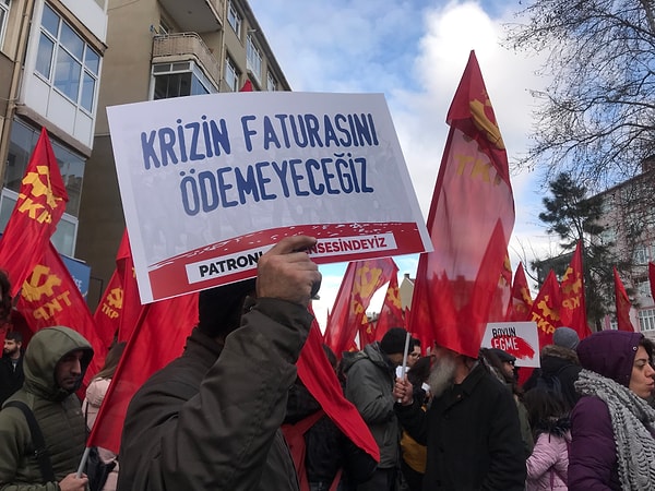 'Biz işverenden sadaka istemiyoruz'