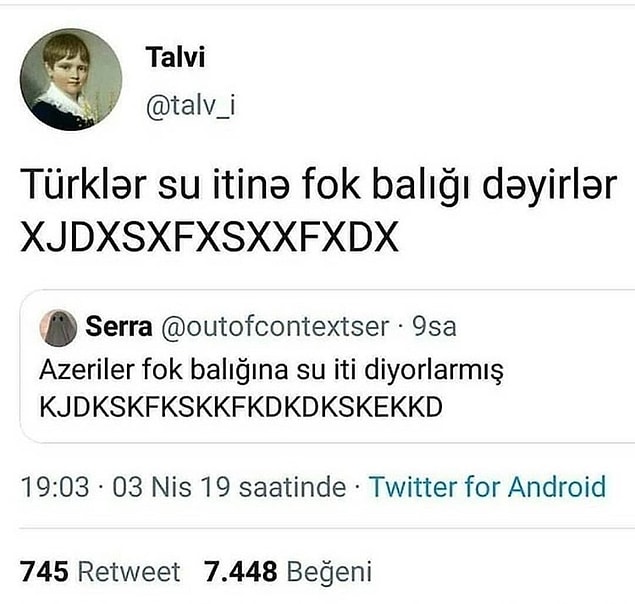 1. Azerbaycan Türkü kardeşimiz kilometrelerce öteden yapıştırmış cevabını!
