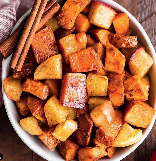 13. Közlenmiş tatlı patates: