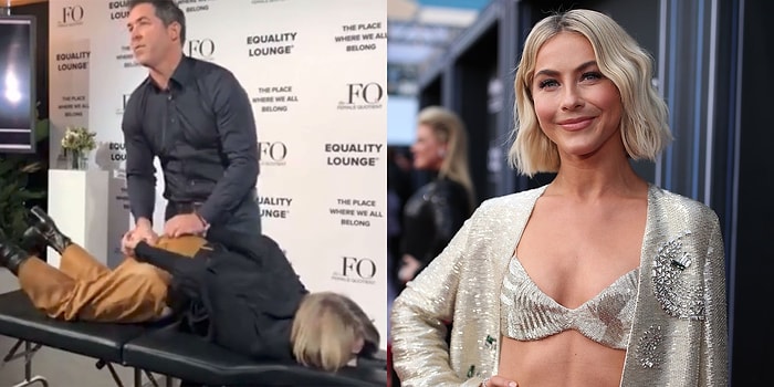 John Amaral Alternatif Tıp Gösterisi Yaptı: ABD'li Oyuncu Julianne Hough'un Ürpertici Görüntüleri!