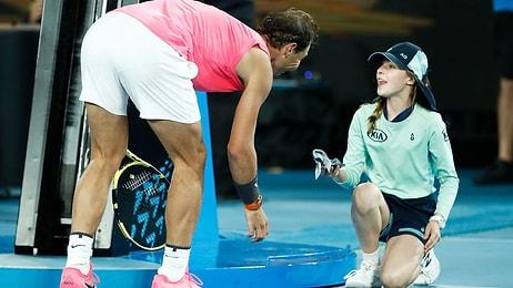 Vurduğu Top, Top Toplayıcı Çocuğun Yüzüne Gelince Anında Yanına Koşan Rafael Nadal!