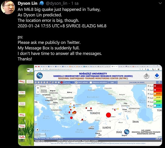 Elazığ depreminin ardından ise tekrar açıklamalarda bulundu...