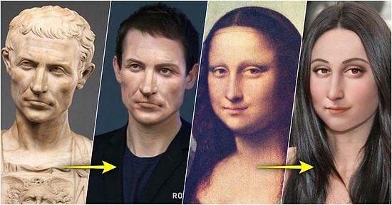 Soyluların Tablo ve Heykellerini Bilgisayar Ortamında Yeniden Canlandırarak Modern Görünüme Kavuşturan Instagram Hesabı