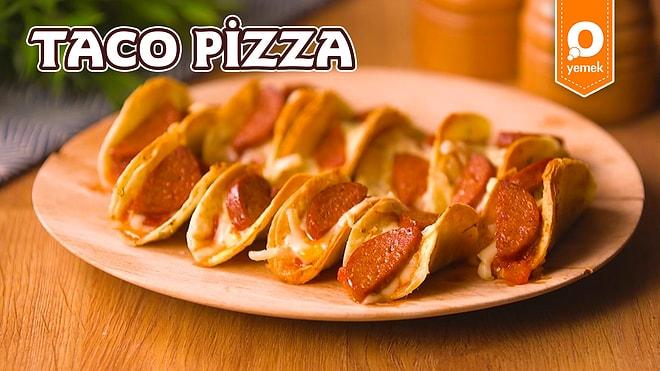 Hafta Sonuna Keyif Katacak Kolay Pizza Tarifi: Taco Pizza! Taco Pizza Nasıl Yapılır?