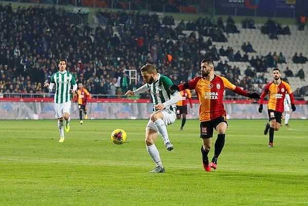 Süper Lig'in 19. haftasında Galatasaray, deplasmanda Konyaspor ile karşı karşıya geldi.