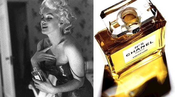 8. Chanel No.5: Yılların eskitemediği koku tesadüf eseri ortaya çıkmış ve tüm zamanların en popüler parfümleri arasında yer almıştır. Marlyn Monroe onu koklamadan uyuyamıyordu.