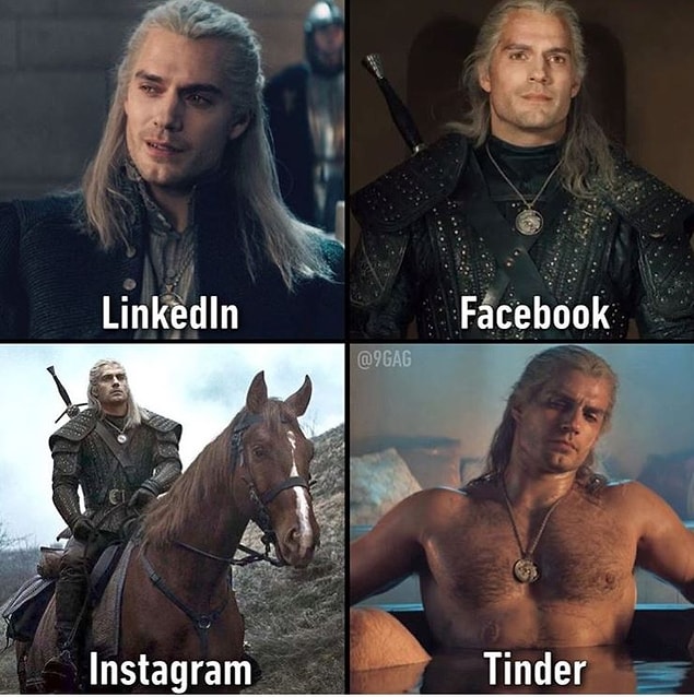 14. Bütün pozlar Tinder'a girebilir aslında...