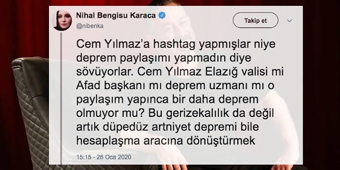 Yazıklar Olsun Cem Yılmaz mı? Ünlü Komedyene Elazığ Depremiyle İlgili Tepkisiz Kaldı Diye Yapılan Anlamsız Linç