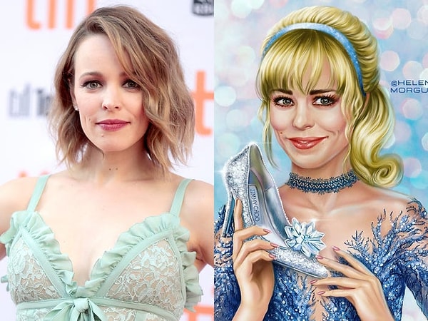 Любимый портрет Моргун - портрет Рэйчел Макадамс в роли Золушки.