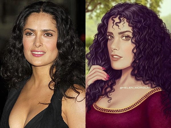 Сальма Хайек могла бы сыграть матушку Готель из "Рапунцель: Запутанная история"