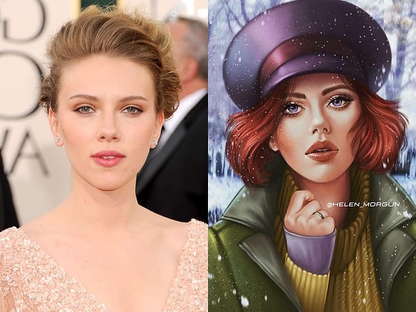 Скарлетт Йоханссон в роли Ани из "Анастасии".