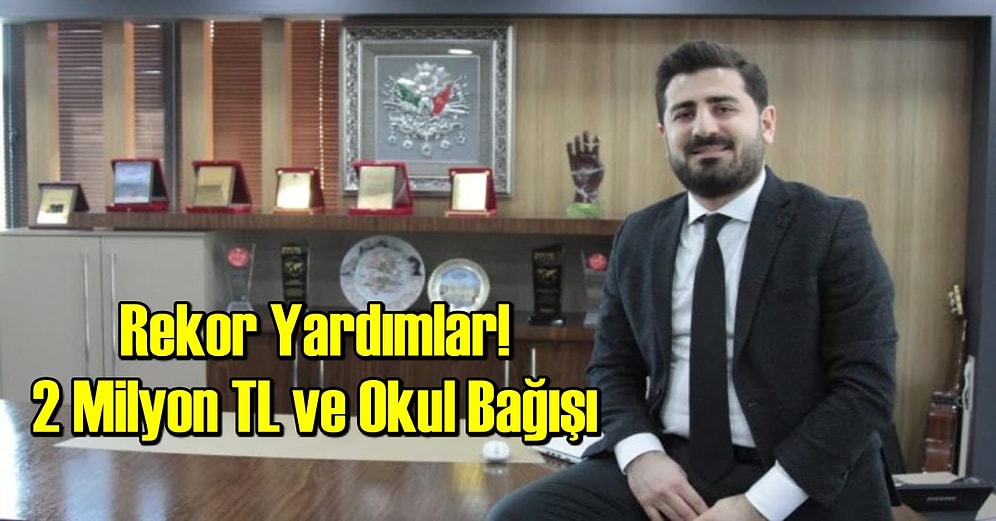 Elazığ'daki Deprem İçin 2 Milyon TL ve Okul Bağışı Yapan Avukat Burak Soylu Kimdir?