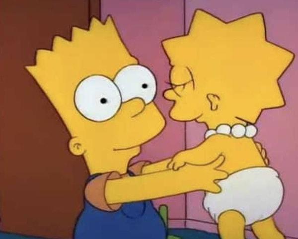 16. 'The Simpsons'da, Lisa'nın söylediği ilk kelimenin Bart olması...