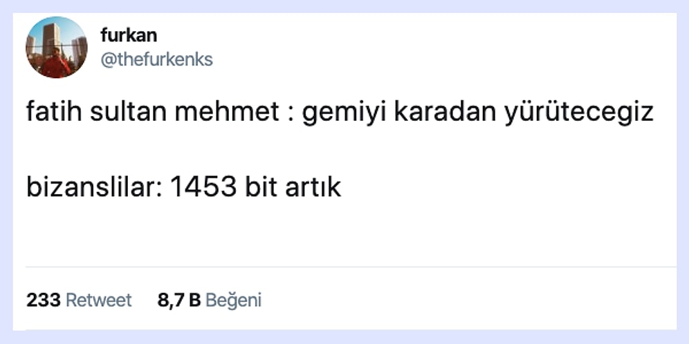 "Bit Artık 2020" Kalıbından Yola Çıkarak Tarihi Olayları Mizahına Alet Eden 16 Kişi