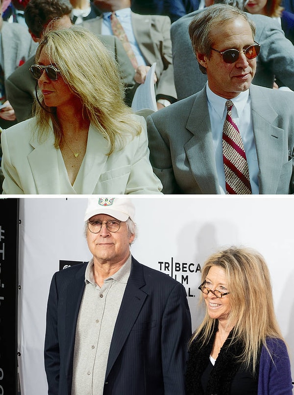 9. Чеви Чейз и Джейни Люк, 38 лет вместе