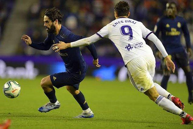 İspanya La Liga'nın 21. haftasında Real Madrid deplasmanda Real Valladolid'i 1-0'lık skorla yendi.  Milli futbolcumuz Enes Ünal maçta 76 dakika forma giydi.