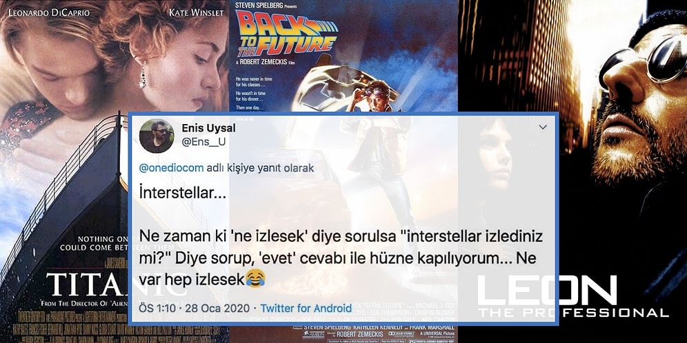 Tekrar Tekrar İzledikleri Filmleri Bizimle Paylaşarak Sinema Şöleni Yaşatan 28 Takipçimiz