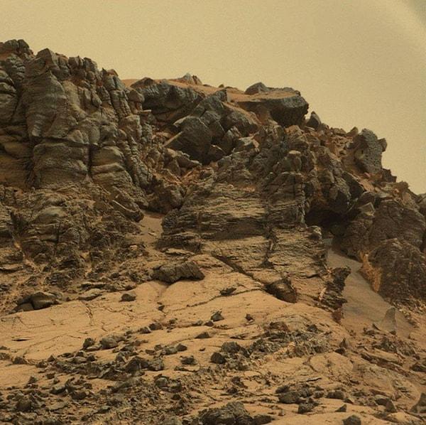 21. 'Curiosity' tarafından çekilen başka bir fotoğraf.