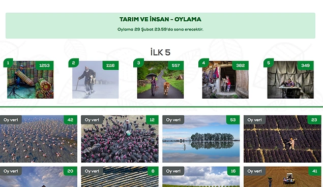 Oylamaya katılan herkes adına #GeleceğeNefes kampanyası kapsamında 3 adet fidan dikilecek. 29 Şubat gününe kadar internet sitesini ziyaret ederek oy kullanabilirsiniz.