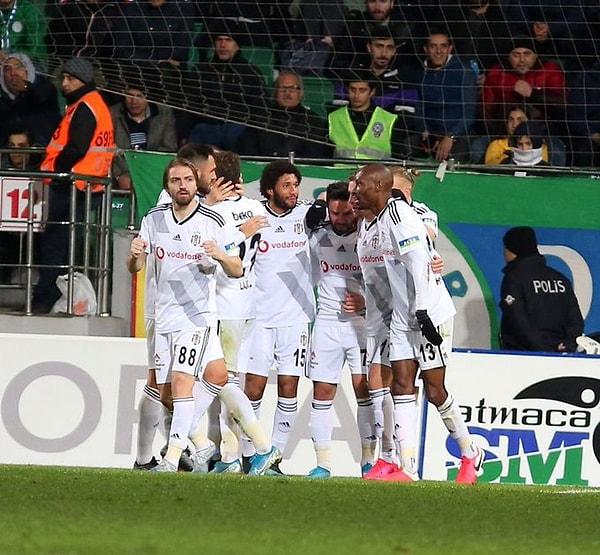 Beşiktaş bu sonuçla 33 puana yükselirken Çaykur Rizespor ise 24 puanda kaldı.
