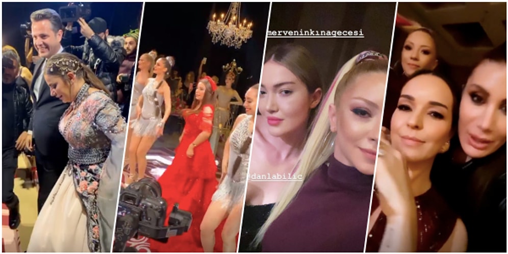 Adeta Bir Şenlik Gibi! Merve Özbey'in Ünlülerin Akın Ettiği Görkemli Kına Gecesine Dair Her Şey