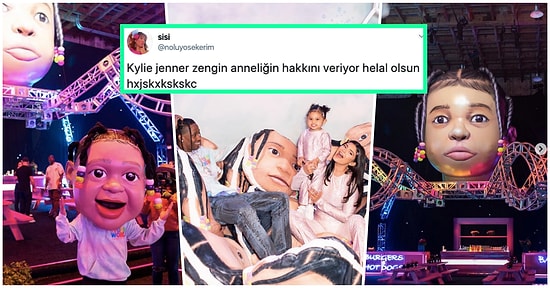 Gözlerimiz Kanadı! Kylie Jenner'ın Kızı Stormi İçin Düzenlediği Bir Garip Doğum Günü Fakirliğinizi Yüzünüze Vuracak