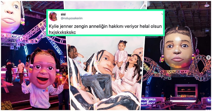 Gözlerimiz Kanadı! Kylie Jenner'ın Kızı Stormi İçin Düzenlediği Bir Garip Doğum Günü Fakirliğinizi Yüzünüze Vuracak