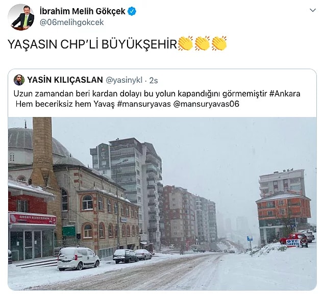 Videolarla da iddialarını desteklemeye çalışan İ. Melih Gökçek'e sosyal medyadan epey tepki gelmiş, hatta paylaştığı videolar ile fotoğrafların bir kısmının eski zamanlardan kalma olduğu ortaya çıkmıştı.
