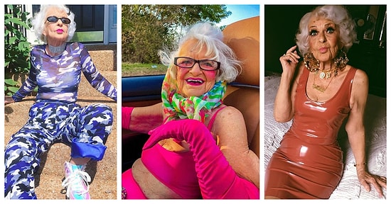 Tonton Babaanne Tabirini İlgi Çekici Giyim Tarzıyla Değiştiren 90 Yaşındaki Helen Van Winkle
