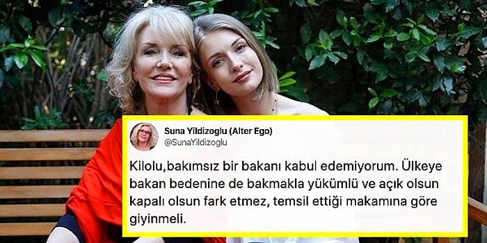 Bakanların Kilolu ve Bakımsız Olmalarını Kabul Edemediğini Söyleyen Oyuncu Suna Yıldızoğlu Tepkilerin Odağında