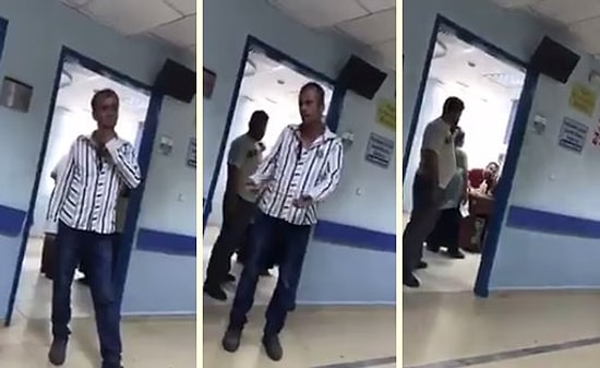 Hastanede Tavuğa Pansuman Yaptırmak İsteyen Adam