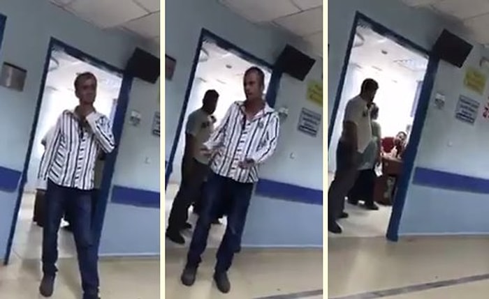 Hastanede Tavuğa Pansuman Yaptırmak İsteyen Adam