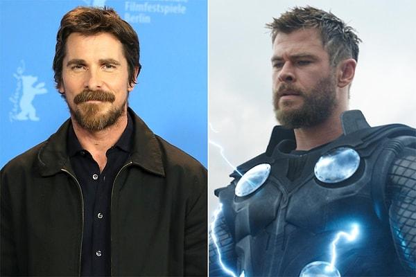 1. Christian Bale, Thor: Love and Thunder filminin kötü adamı olacak.