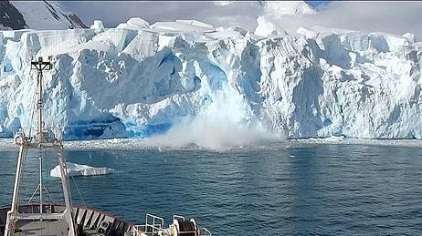 Buzullar Erimeye Devam Ediyor: Antarktika'da Dev Bir Kütle Ana Buzuldan Böyle Koptu!