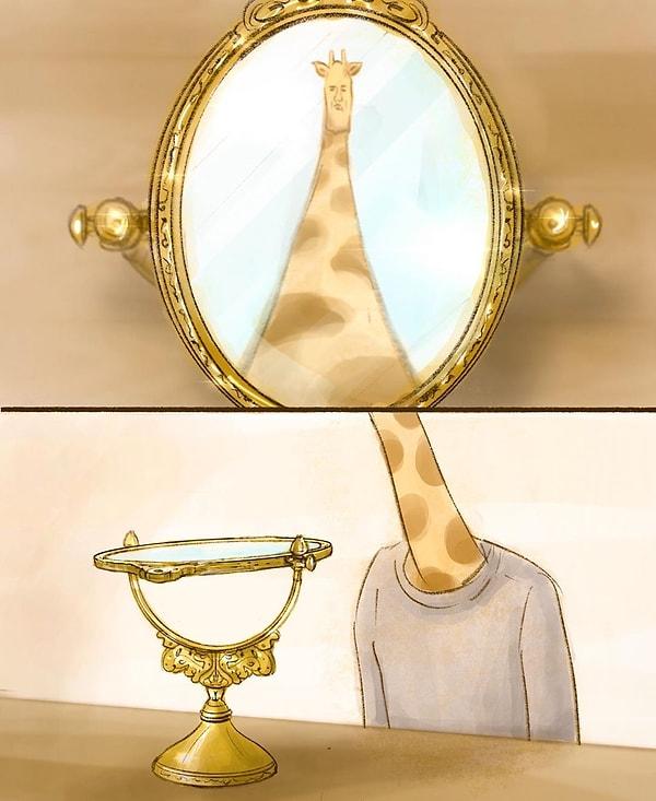 11.Aynaya bakmak için doğru açıyı yakalamak zaman alabilir