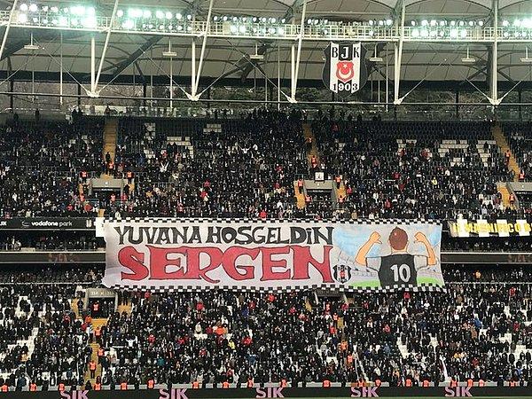 Beşiktaş’ta yeni teknik direktör Sergen Yalçın, siyah-beyazlı takımın başında Vodafone Park’taki ilk maçına çıktı.