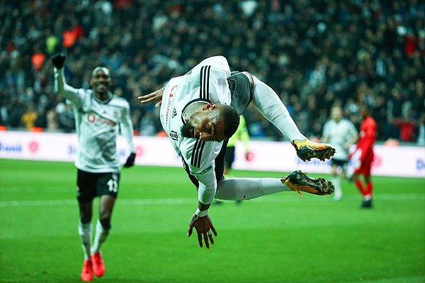 70. dakikada Kevin-Prince Boateng, Beşiktaş'taki ilk şutunda golle buluştu ve farkı ikiye çıkardı.