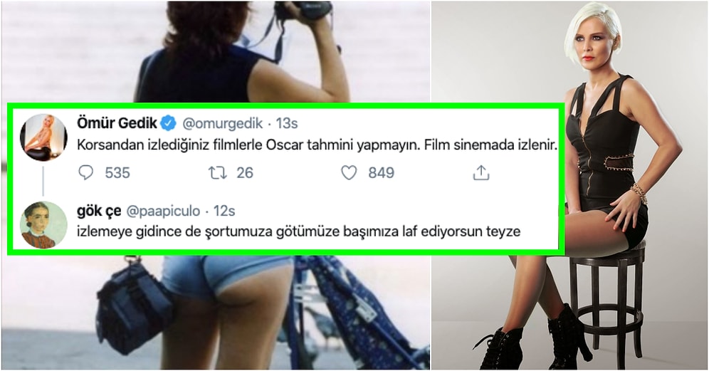 Ömür Gedik, Boş Duvara Baktıran Korsan ve Oscar Yorumuyla Yine Herkesin Şaşırıp Kalmasına Sebep Oldu